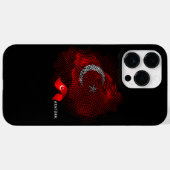 Vlag van Turkije Case-Mate iPhone Case (Achterkant (horizontaal))