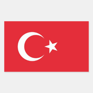 Vlag van Turkije Decal Sticker