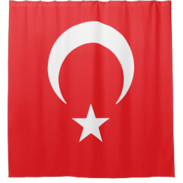 Vlag van Turkije Douchegordijn