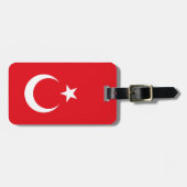 Vlag van Turkije - Easy ID Personal Bagagelabel (Voorkant horizontaal)