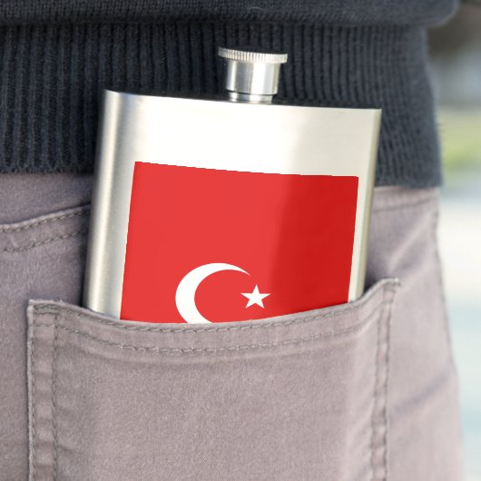 Vlag van Turkije Flacon (Voorbeeld)