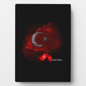 Vlag van Turkije Fotoplaat (voorkant)