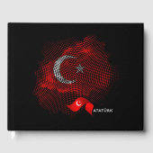 Vlag van Turkije Gastenboek (Voorkant)