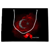Vlag van Turkije Groot Cadeauzakje (Voorkant)
