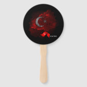 Vlag van Turkije Handwaaier (Voorkant)