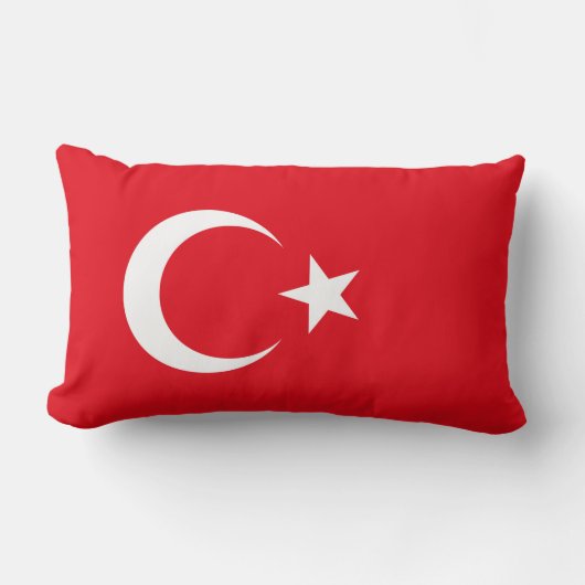 Vlag van Turkije Kussen (Voorkant)
