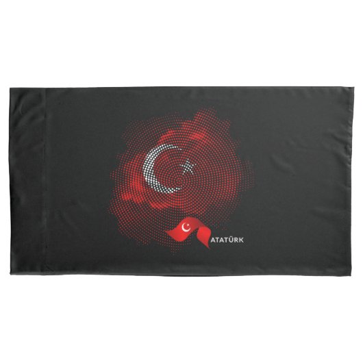 Vlag van Turkije Kussensloop (Voorkant)