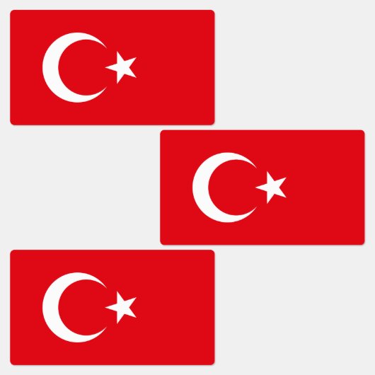 Vlag van Turkije Labels (Groep)