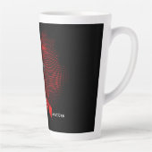 Vlag van Turkije Latte Mok (Rechts)