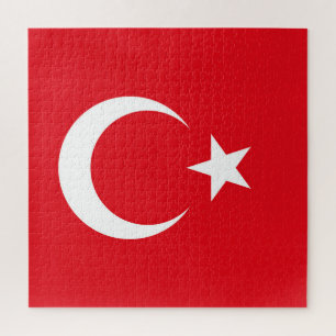 Vlag van Turkije Legpuzzel
