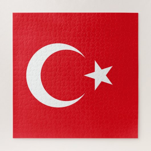 Vlag van Turkije Legpuzzel (Verticaal)