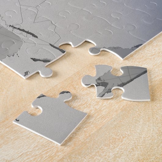 Vlag van Turkije Legpuzzel (Zijkant)