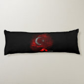 Vlag van Turkije Lichaamskussen (Achterkant)
