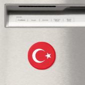 Vlag van Turkije Magneet (Insitu (Vaatwasser))