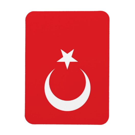 Vlag van Turkije Magneet (Verticaal)