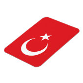 Vlag van Turkije Magneet (Linkerzijde)