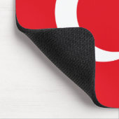 Vlag van Turkije Mousepad Muismat (Hoek)