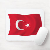 Vlag van Turkije Muismat (Met muis)