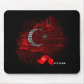 Vlag van Turkije Muismat (Voorkant)