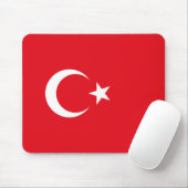 Vlag van Turkije Muismat (Met muis)