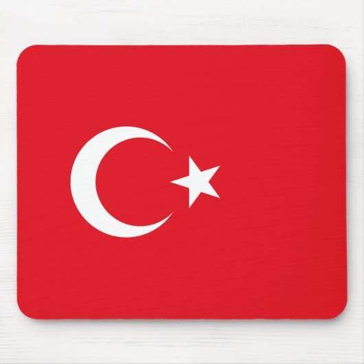Vlag van Turkije Muismat (Voorkant)