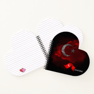 Vlag van Turkije Notitieboek