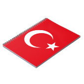 Vlag van Turkije Notitieboek (Linkerzijde)