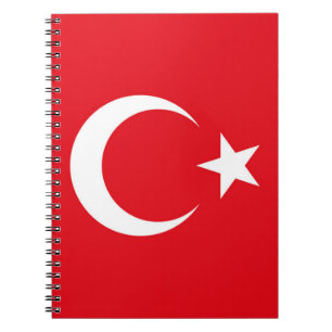 Vlag van Turkije Notitieboek