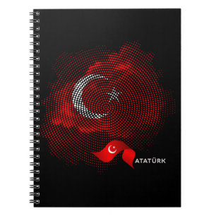 Vlag van Turkije Notitieboek