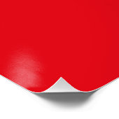 Vlag van Turkije Perfect Poster (Hoek)