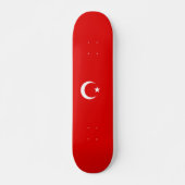 Vlag van Turkije Persoonlijk Skateboard (Voorkant)