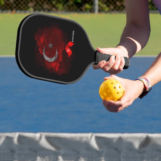 Vlag van Turkije Pickleball Paddle (Insitu)