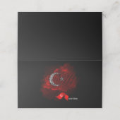 Vlag van Turkije Plaatskaartje (Buitenkant ongevouwen)