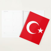 Vlag van Turkije Planner (Display)