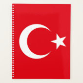 Vlag van Turkije Planner (Voorkant)