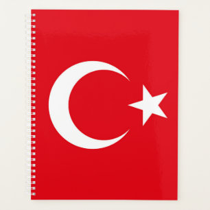 Vlag van Turkije Planner