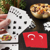Vlag van Turkije Pokerkaarten (Insitu)