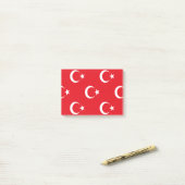 Vlag van Turkije Post-it® Notes (Op bureau)