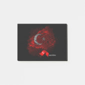 Vlag van Turkije Post-it® Notes (Voorkant)