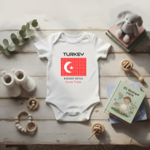 Vlag van Turkije Romper