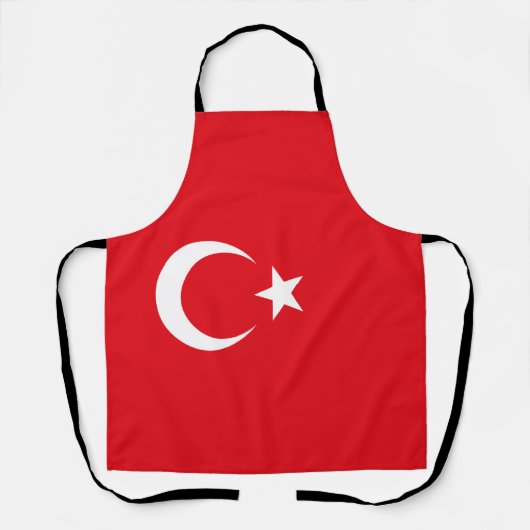 Vlag van Turkije Schort (Voorkant)