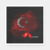 Vlag van Turkije Servet (Voorkant)