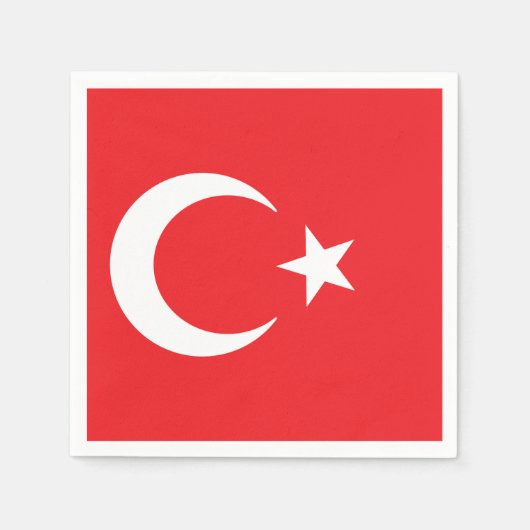 Vlag van Turkije Servet (Voorkant)