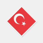 Vlag van Turkije Servet (Hoek)