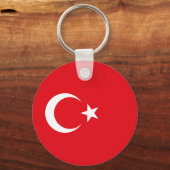 Vlag van Turkije Sleutelhanger (Voorkant)