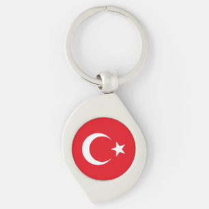 Vlag van Turkije Sleutelhanger
