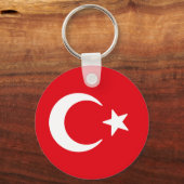 Vlag van Turkije Sleutelhanger (Achterkant)