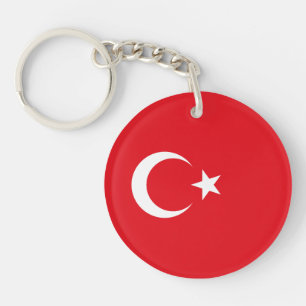 Vlag van Turkije Sleutelhanger