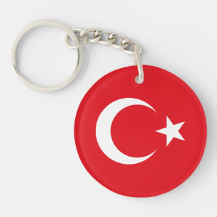 Vlag van Turkije Sleutelhanger