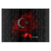 Vlag van Turkije Snijplank (Voorkant)